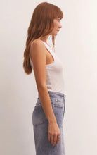 Load image into Gallery viewer, Sirena White Ribbed Tank