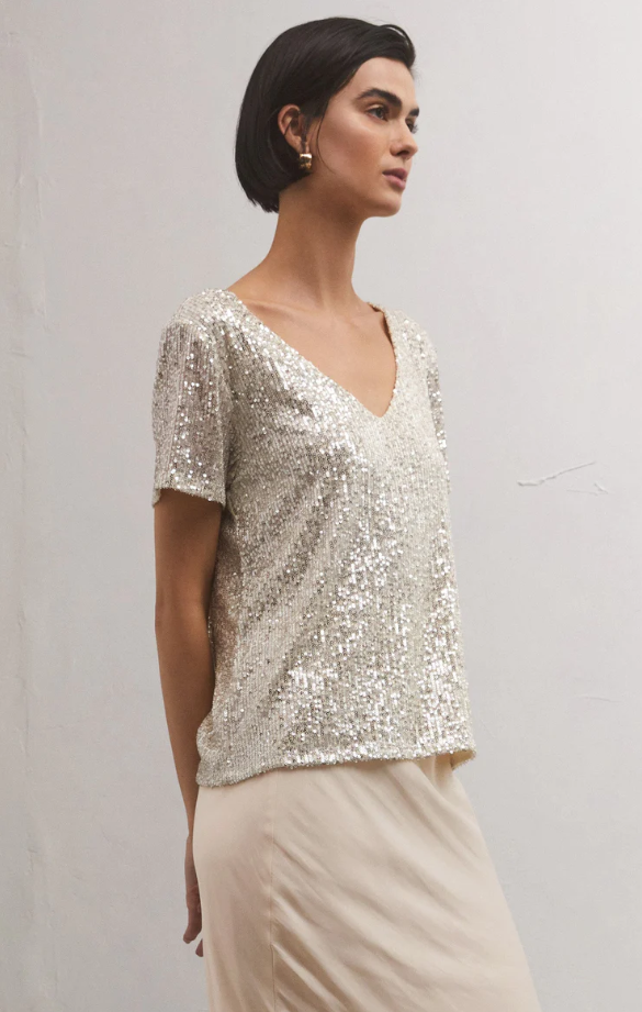 Marbella Sequin Top