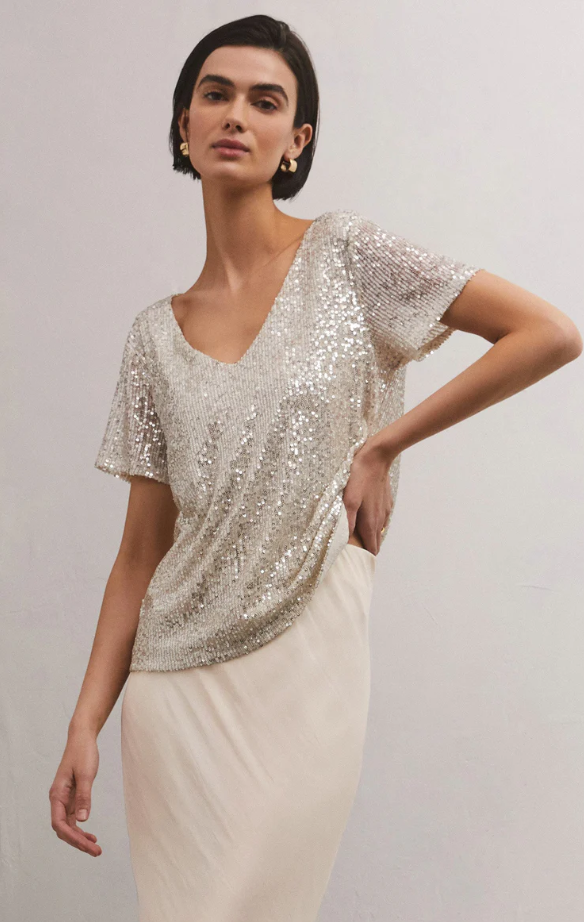 Marbella Sequin Top