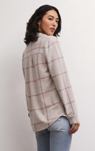 Load image into Gallery viewer, Zenith Plaid Shirt - Smoked Rose