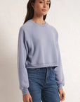 Crop Out Sweatshirt - Stormy