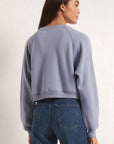 Crop Out Sweatshirt - Stormy