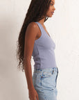 Essy Ribbed Tank - Stormy