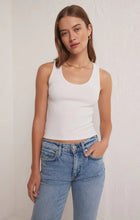 Load image into Gallery viewer, Essy Ribbed Tank - White