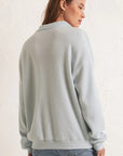 Nico Reverse Fleece Top