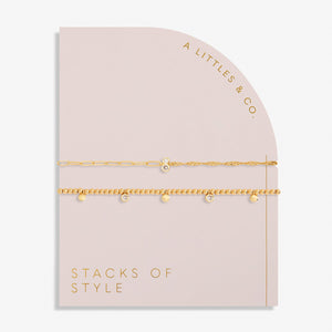Stacks of Style Bracelet - Gold
