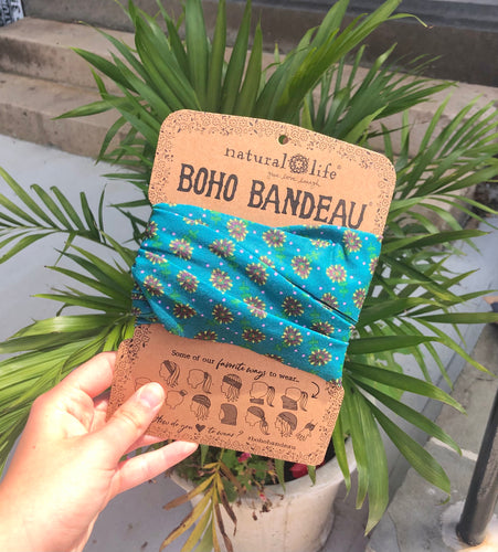 Turquoise Boho Bandana